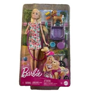 New Barbie Doll Pup Playset with a Toy Pup and Dog in a Wheelchair